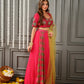Patola Ruby Pink lehenga set