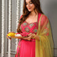 Patola Ruby Pink lehenga set