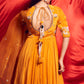 Topaz Yellow Anarkali suit