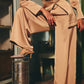 Sand Beige Satin Blazer Set