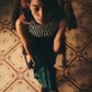 Emerald Green Halter Neck Dress