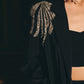 Midnight Black Blazer and Skirt Set