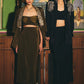 Deep Olive Green Blazer and Skirt Set