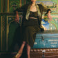 Deep Olive Green Blazer and Skirt Set