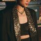 Deep Olive Green Blazer and Skirt Set
