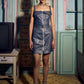 Coal Grey Shimmer Denim Dress