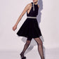 Black Velvet Mini Dress
