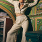 Golden High Shine Blazer and Pant Set