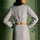 Blissful Blue Sequin Blazer and Skirt Set