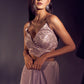 Mauve Glow tie Indo-western up Set