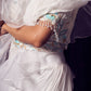 Snow white Ruffle Saree