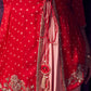 Pink & Red Bhandhani Jacket dress