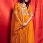 Topaz Yellow Anarkali suit
