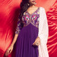 Purple Anarkali Suit