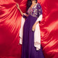 Purple Anarkali Suit