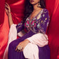 Purple Anarkali Suit