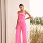 Bubblegum Pink Tube Vest Top with Pants