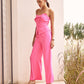 Bubblegum Pink Tube Vest Top with Pants