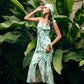 Sea Glass Satin Dress