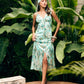 Sea Glass Satin Dress