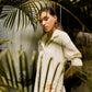 Soft Ivory Embellished Shirt with Pants