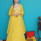 Bright Yellow Anarkali Set