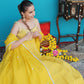 Bright Yellow Anarkali Set