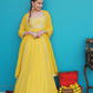 Bright Yellow Anarkali Set