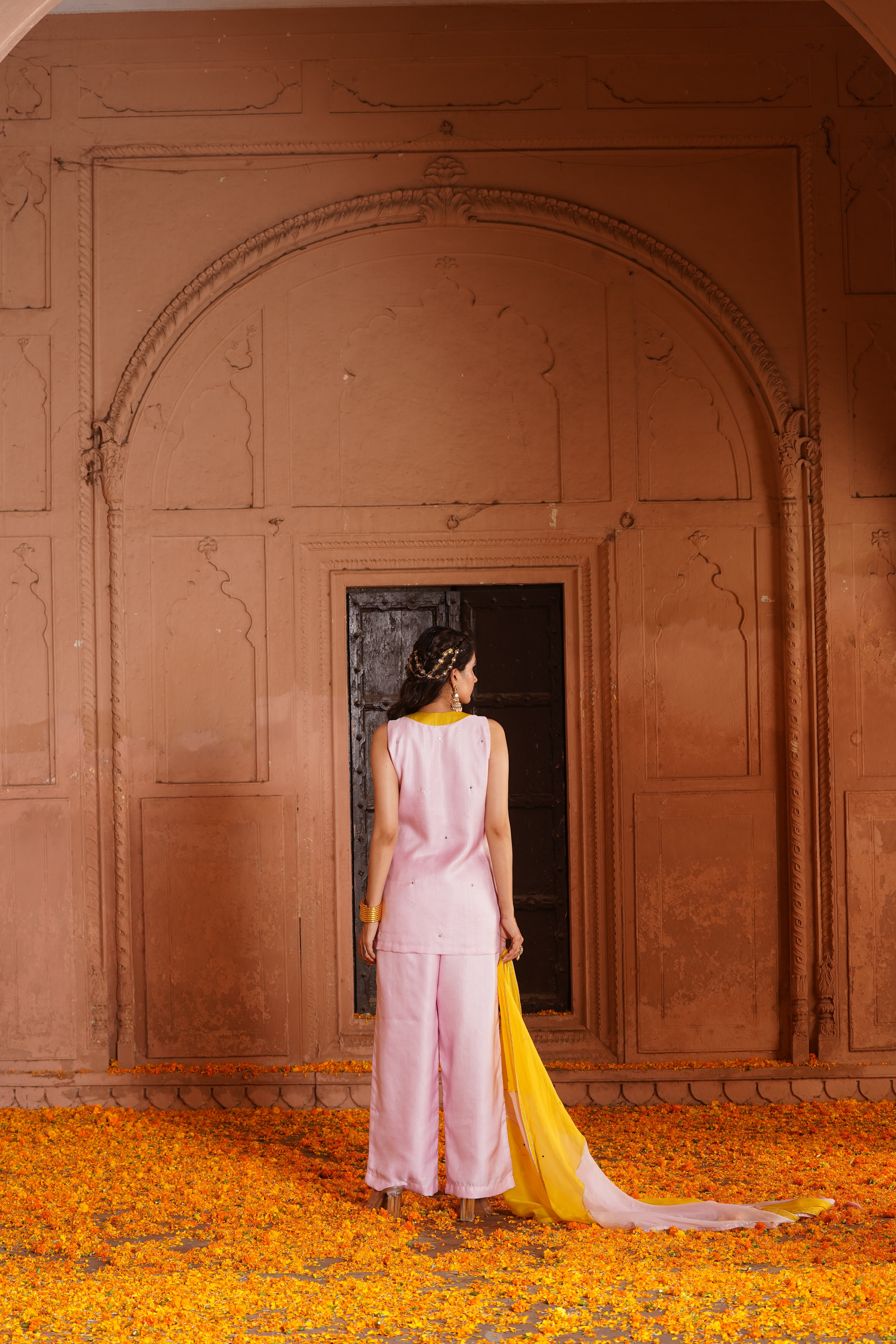 Petal Pink Kurta & Pant Set