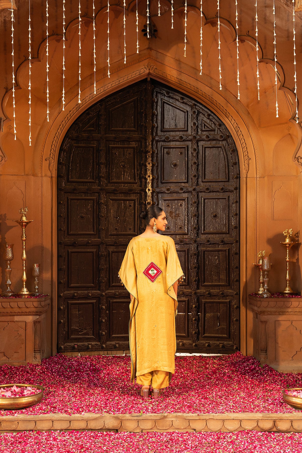 GOLD KAFTAN SET