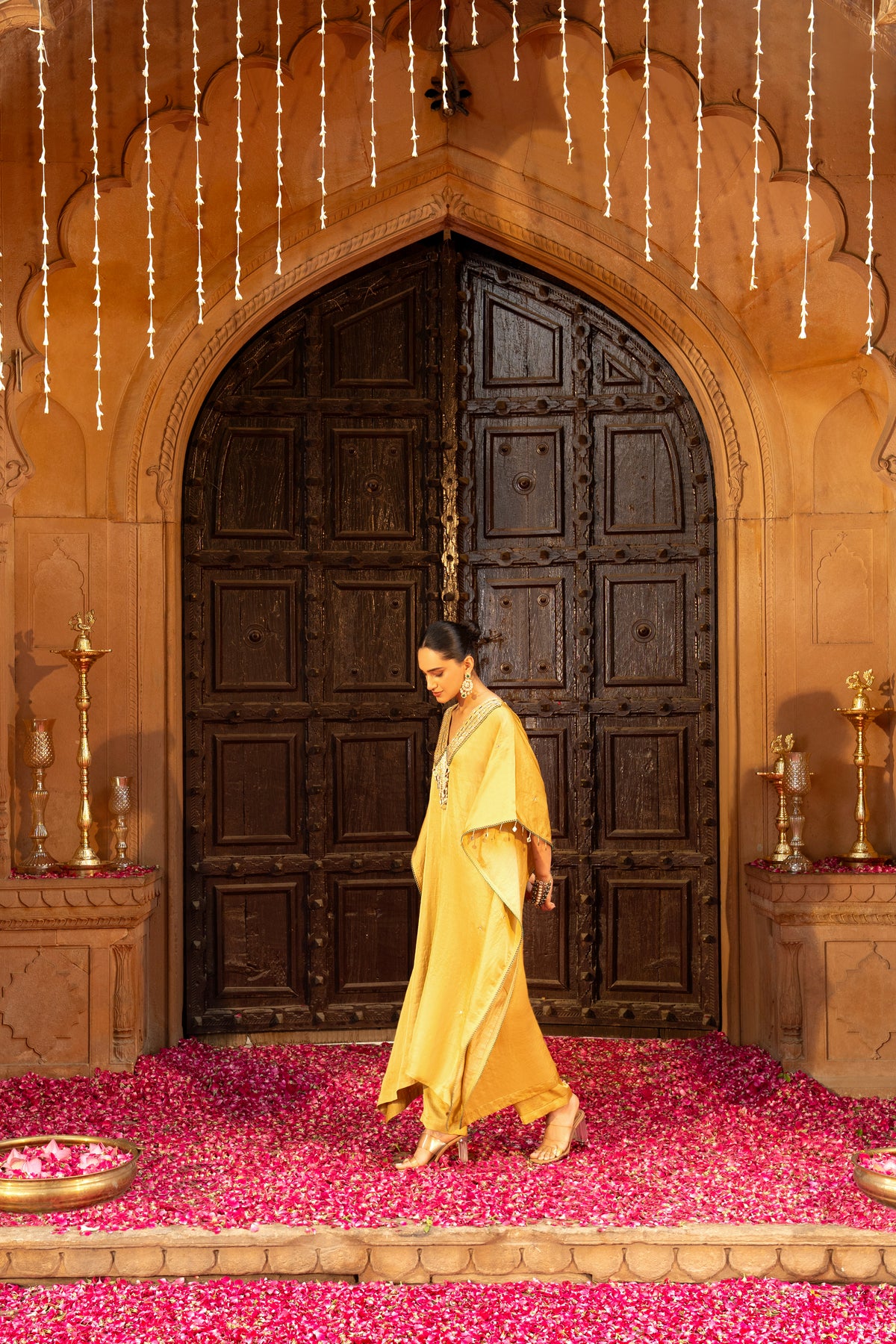 GOLD KAFTAN SET
