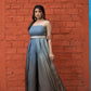 Ombré jumpsuit with belt
