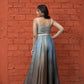 Ombré jumpsuit with belt