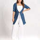 Blue jacket pant set