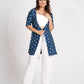 Blue jacket pant set
