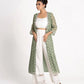 Green jacket pant set