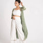 Green jacket pant set