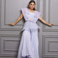 Powder blue sharara set