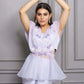 Powder blue sharara set
