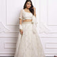 White lehenga set