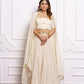 Golden bling lehenga set
