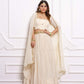 Golden bling lehenga set
