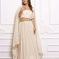 Golden bling lehenga set