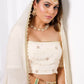 Golden bling lehenga set