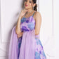 Lilac floral lehenga