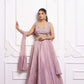 Starfish onion pink lehenga
