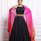 Black lehenga